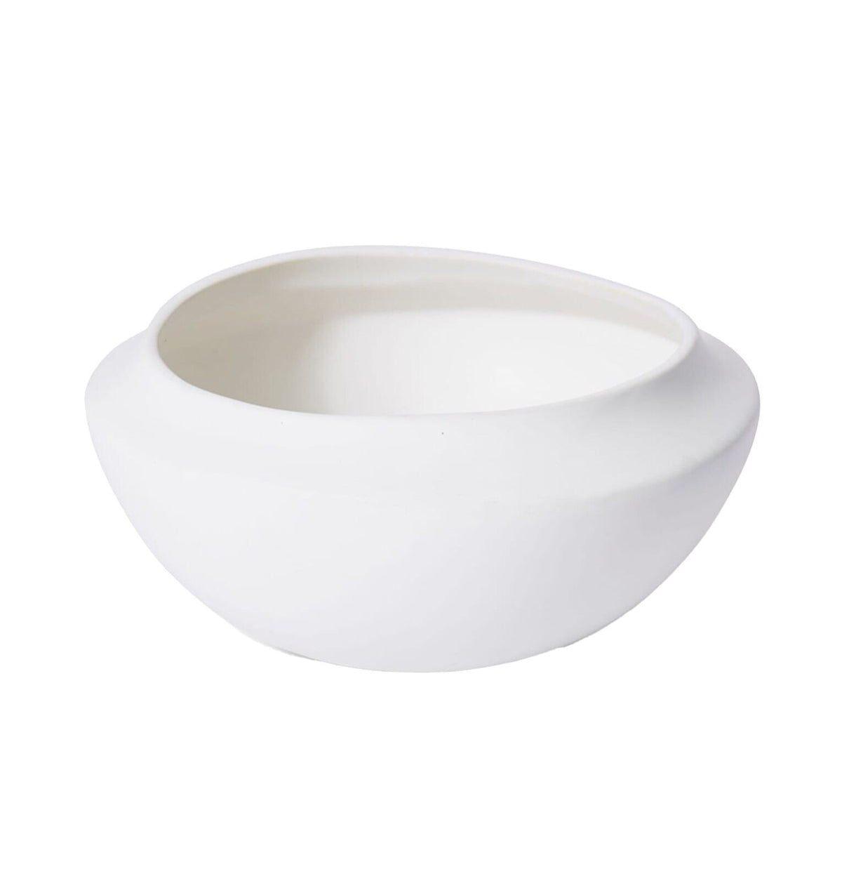 2PK E Style Nakano Wide Ceramic Decorative Bowl 20cm - White
