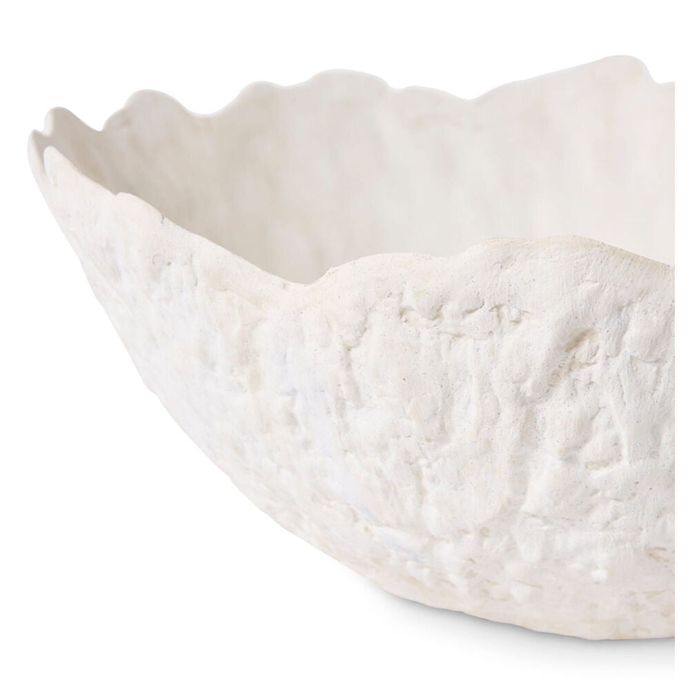 E Style Pandya Porcelain Decorative Bowl 45cm - Ivory