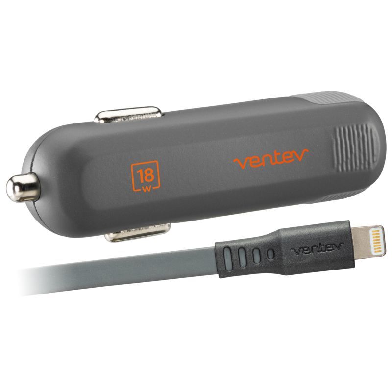 Ventev USBC - MFI-Certified Lightning Car Charger