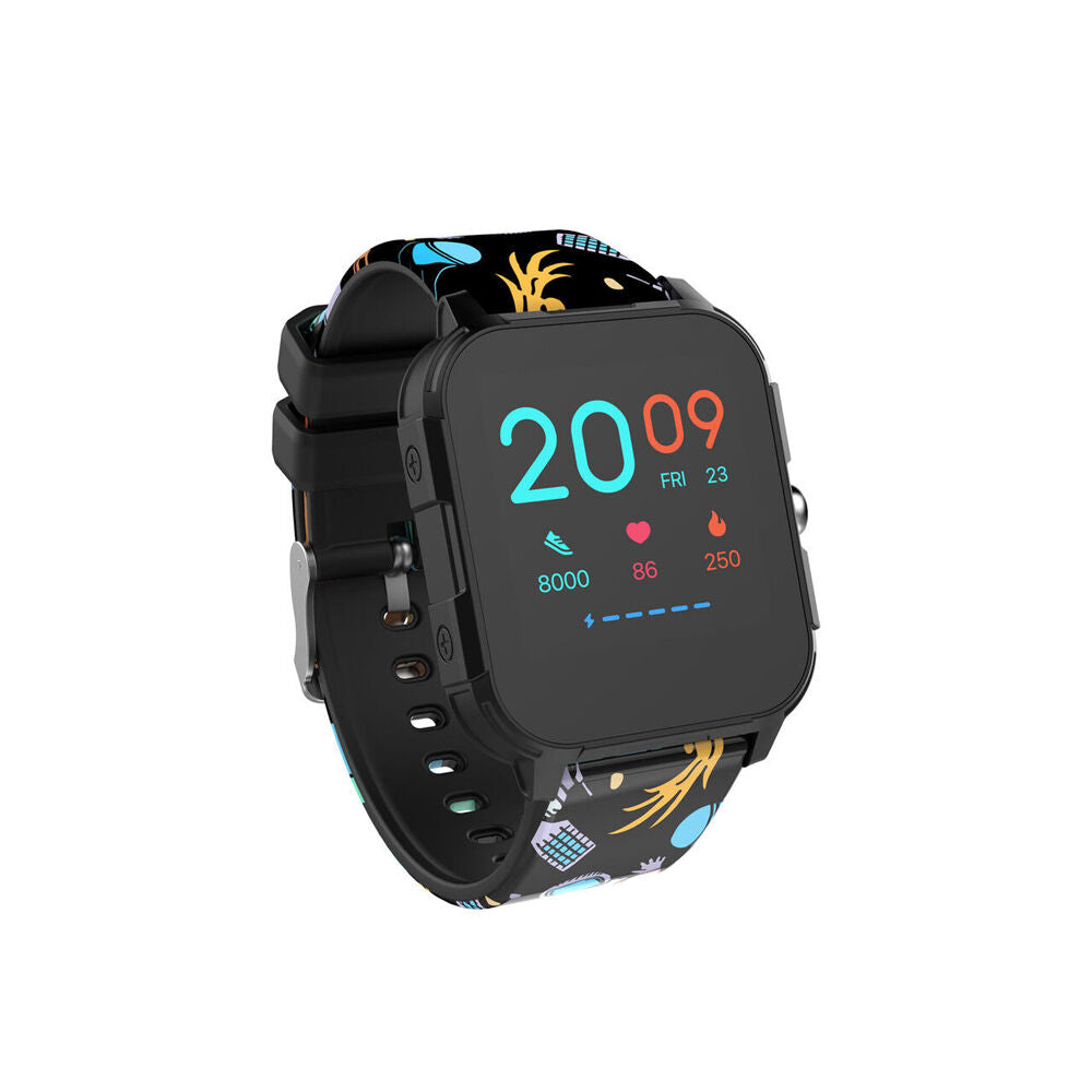 V-Fitness IP68 Momentum 2 Smart Watch Bluetooth Wireless Fitness Tracking Black