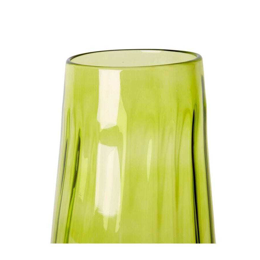 E Style 35cm Glass Demi Tall Flower Vase Decor - Smoky Green