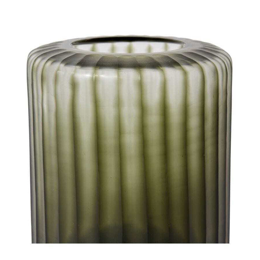 E Style 22cm Glass Cillian Flower Vase Decor - Dusty Grey