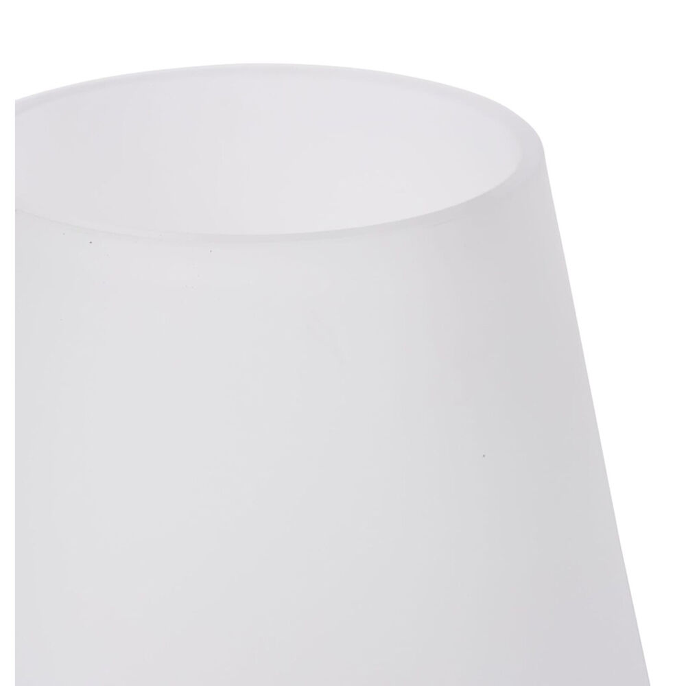 E Style Cassidy Glass Flower Vase Home Decor 20cm - White