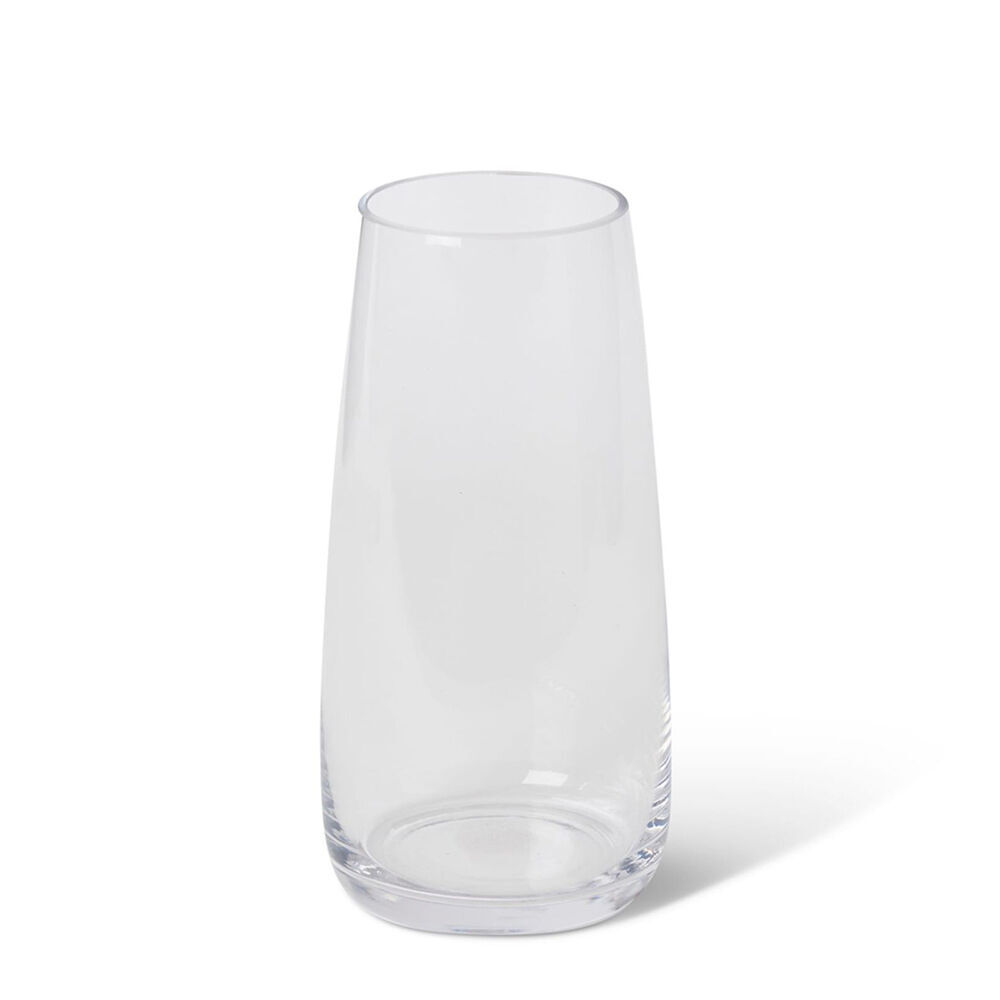 2PK E Style Nailah Glass Flower Vase Home Decor 22cm - Clear