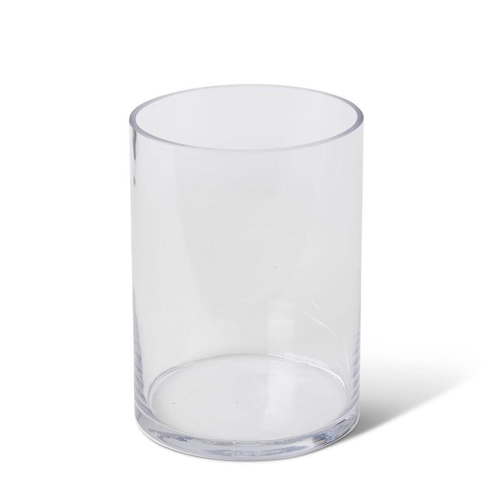 2PK E Style Vera Glass Flower Vase Home Decor 20cm - Clear