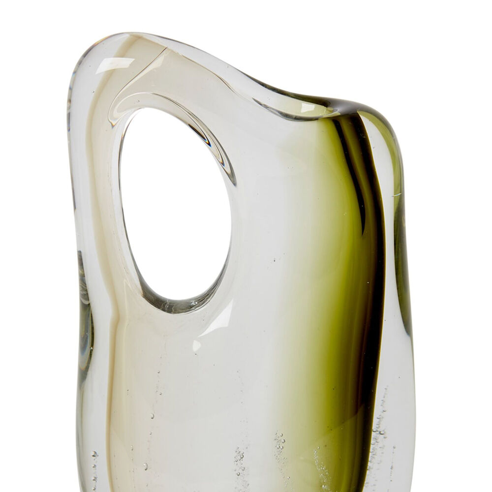 E Style Kamara Glass Flower Vase Home Decor 29cm - Green