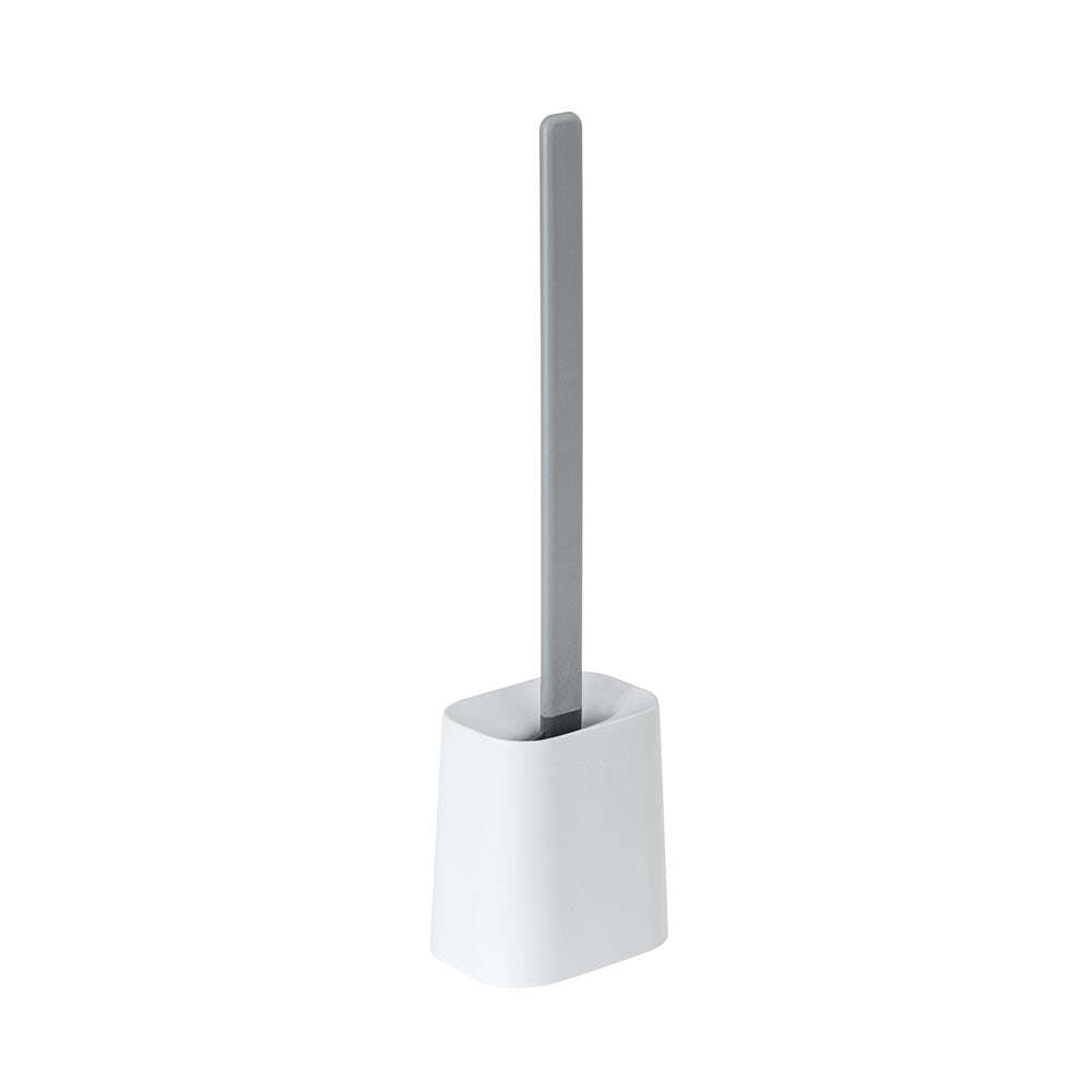 2x Vigar Essential Eco Toilet Brush w/ Holder Set - White
