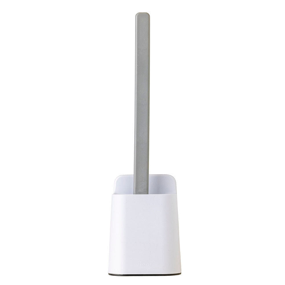 2PK Vigar Essential Eco Wall Mounted Toilet Brush w/ Holder Set 41.5cm White