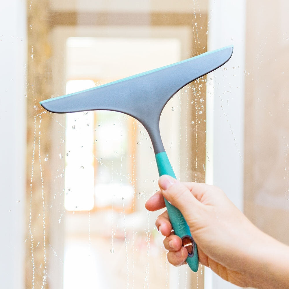 3PK Vigar Hergo Squeegee Tiles/Window Surface Glass Cleaner 23.5cm Turquoise