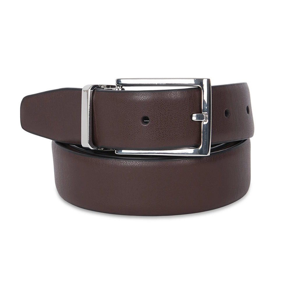 Van Heusen Men's 36" Pin Buckle Reversible Belt Black/Brown
