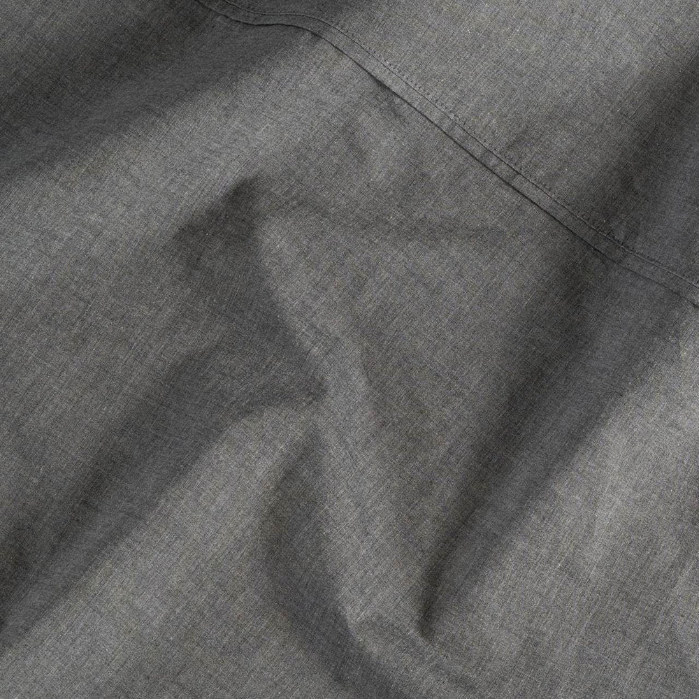 Canningvale Double Vintage Softwash Cotton Sheet Set - Charcoal Melange