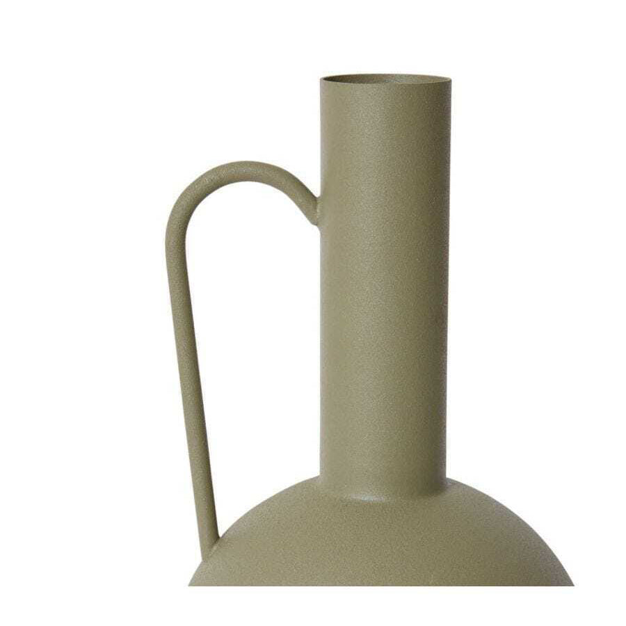 E Style Rocco 34cm Iron Plant/Flower Vase Decor - Dusty Green