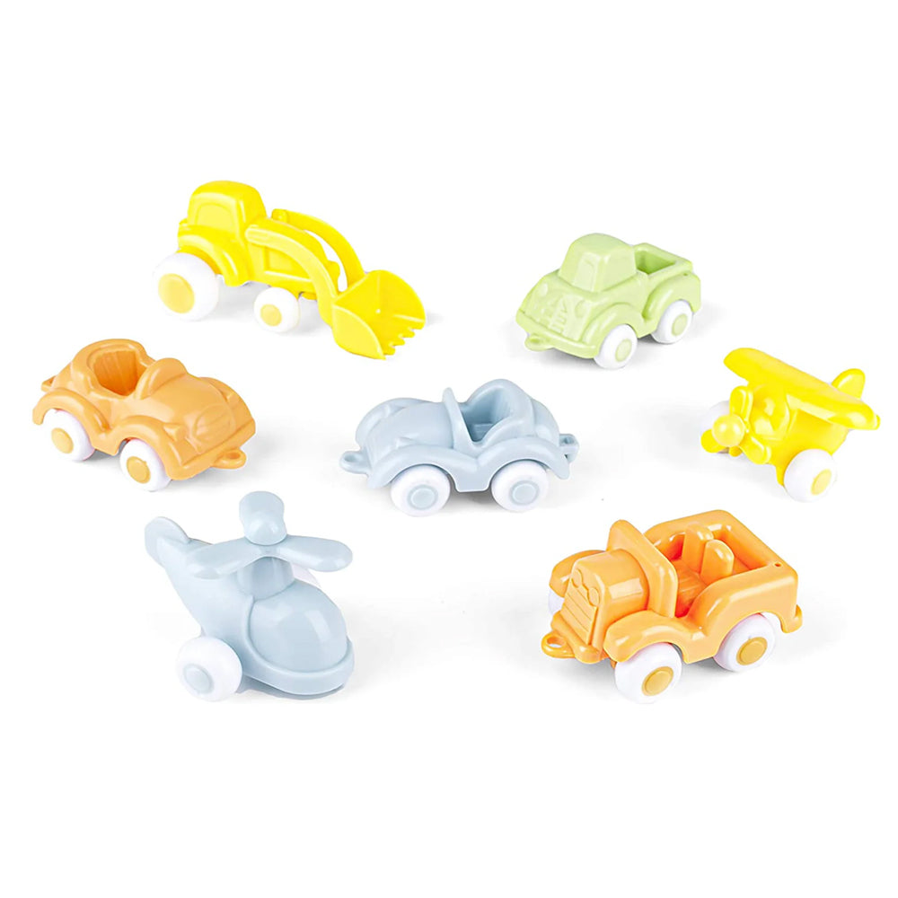 7pc Viking Toys Eco Mini Chubbies Vehicle Kids Toy 12m+