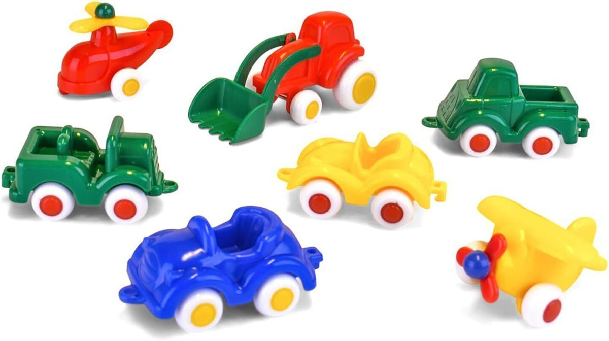 7pcs Viking Toys Mini Chubbies Vehicle Toy Kids 12m+