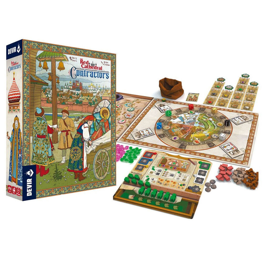 Devir Games The Red Cathedral Contractors Board Game Expansion 10y+