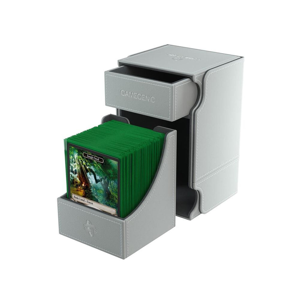 Gamegenic Watchtower 100+ Deck/Game Box XL White Gaming Accessory