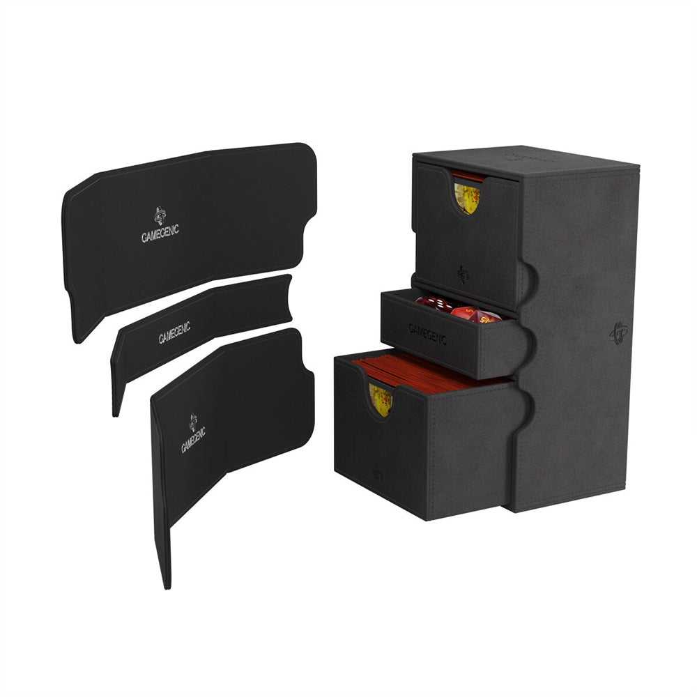 Gamegenic Stronghold 200+ Deck/Game Box XL Black Gaming Accessory
