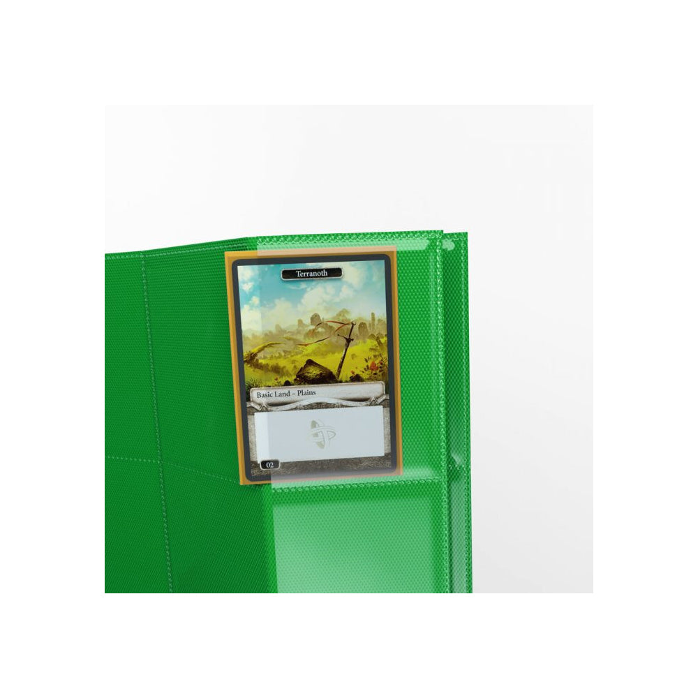 Gamegenic Sideloading 18 Pocket Pages Display Green Gaming Accessory