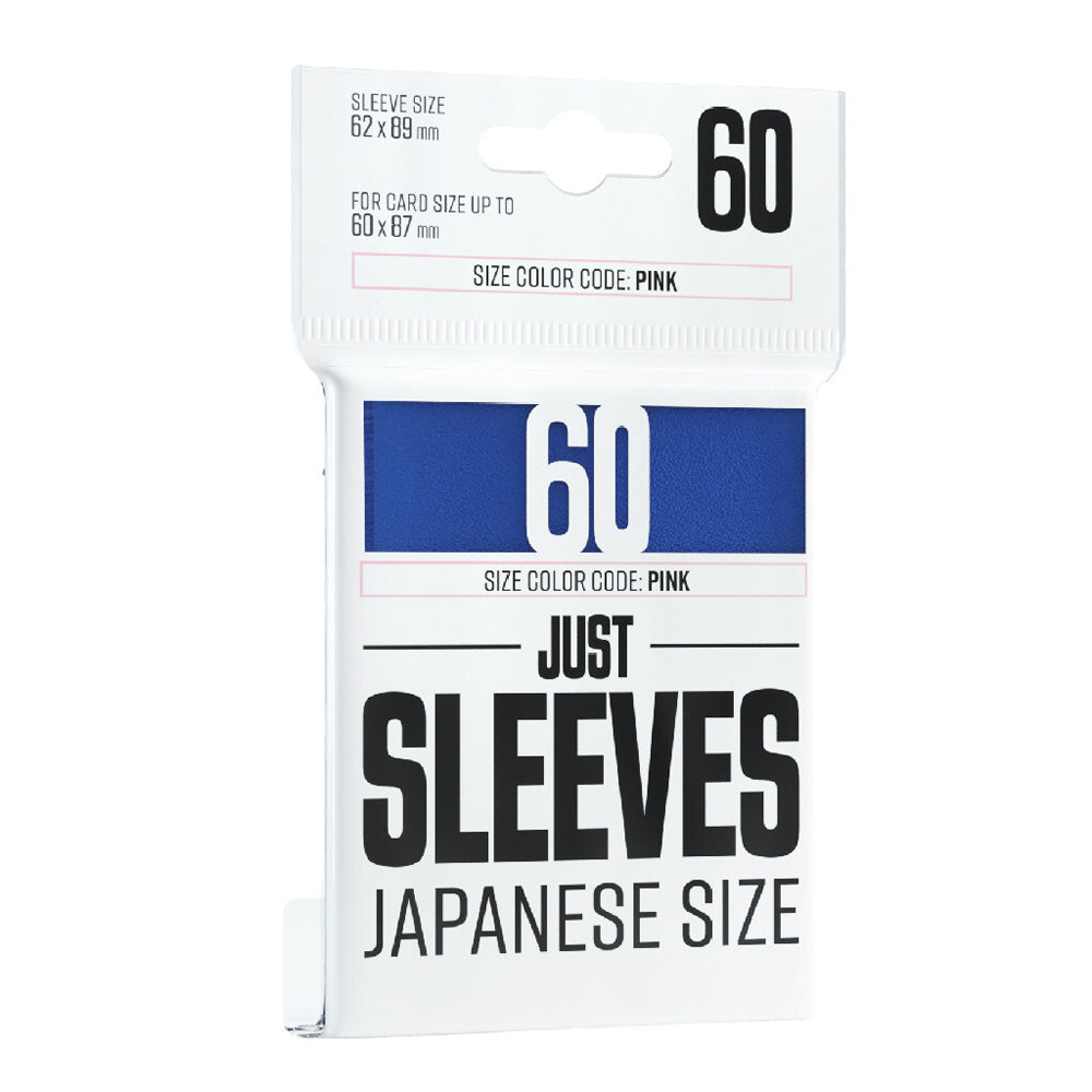 10PK Gamegenic Just Sleeves Japanese Size Blue Gaming Accessory