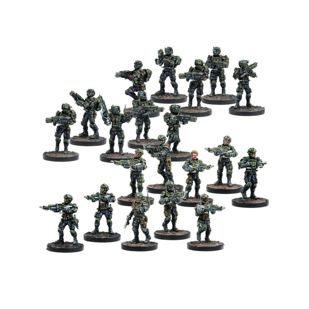 Mantic Games Firefight Gcps Troopers Miniature Toy