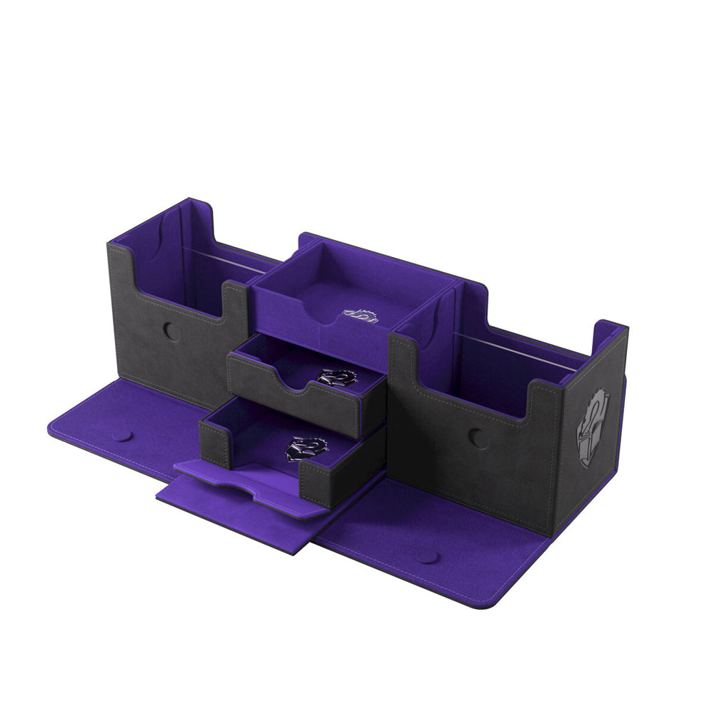 Gamegenic The Academic 266+ Deck/Game Box XL Black/Purple Gaming Accessory