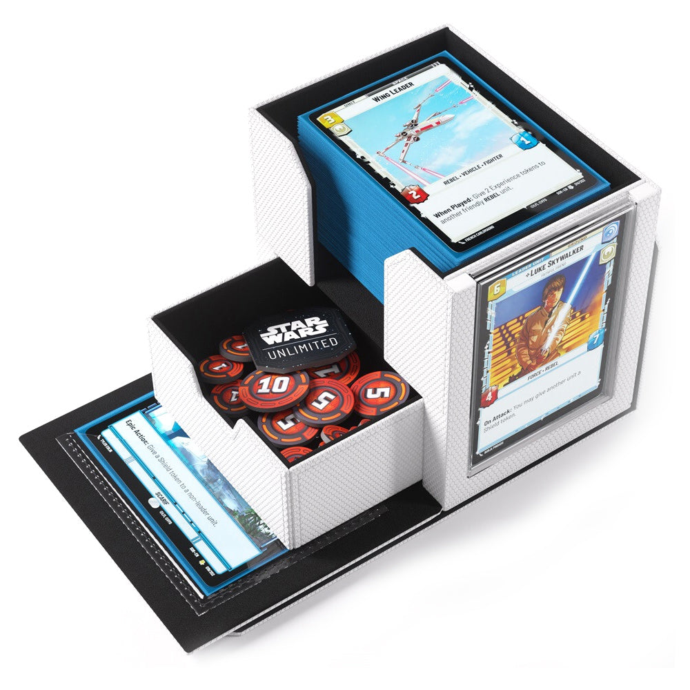 Gamegenic Star Wars Unlimited Deck Pod White/Black Gaming Accessory