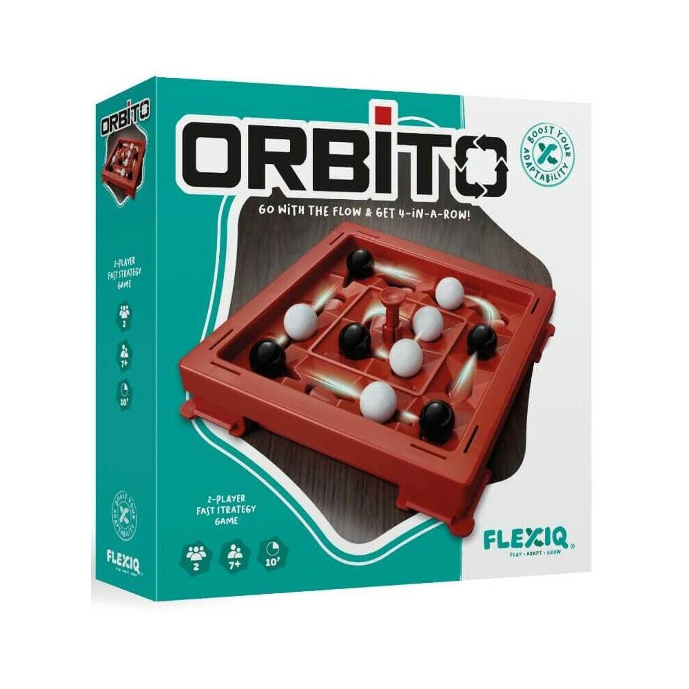 FlexiQ Orbito Fast Strategy Tabletop Board Game 2-Player Set 7y+