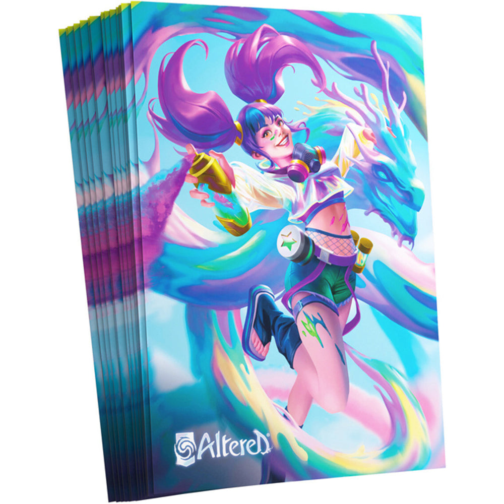 3PK Gamegenic Altered Art Sleeves Nevenka Gaming Accessory