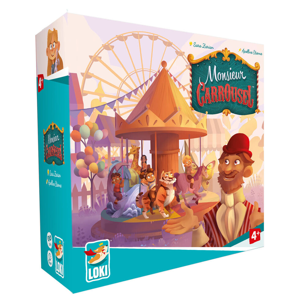 Loki Monsieur Carrousel Kids Tabletop Cooperative Game 4y+