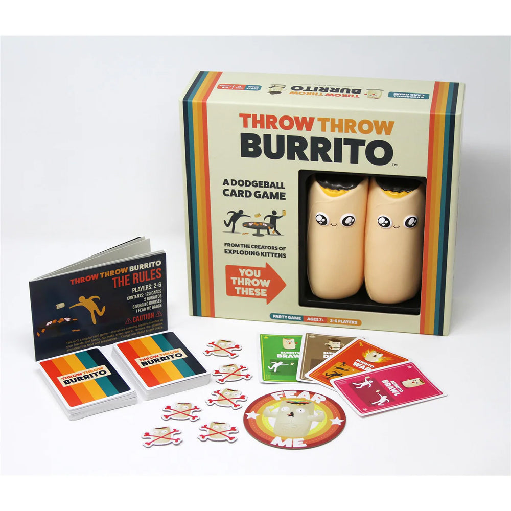 Exploding Kittens Throw Burrito Card Game Kids 7y+