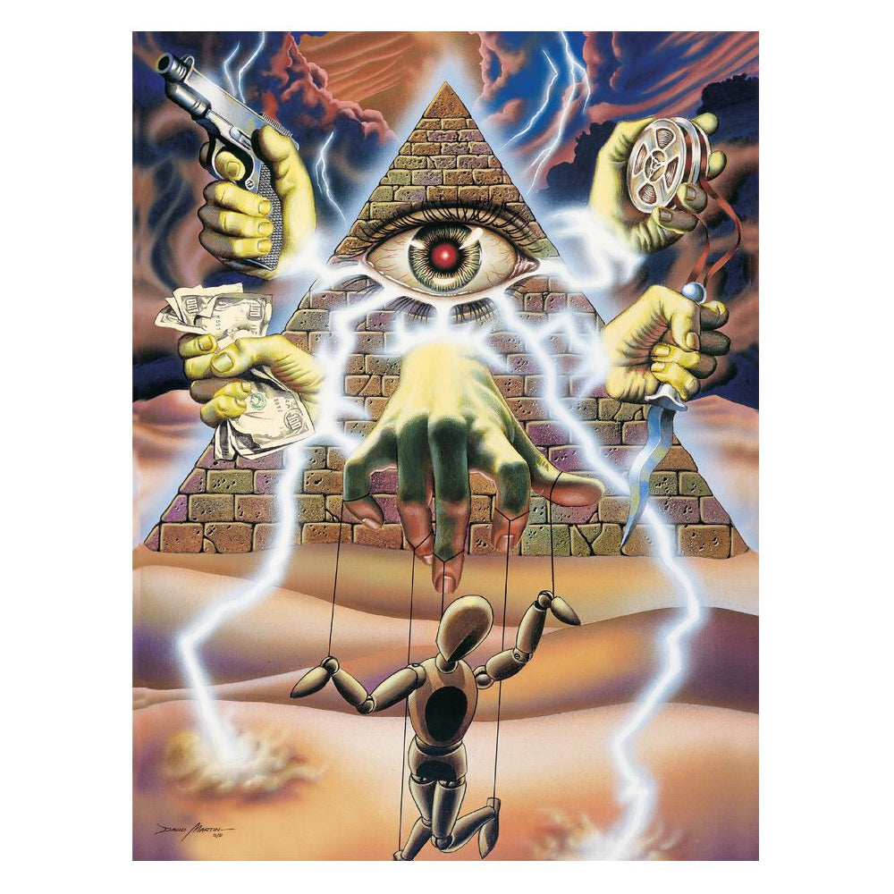 1000pc Steve Jackson Games Illuminati Jigsaw Puzzle 46x61cm