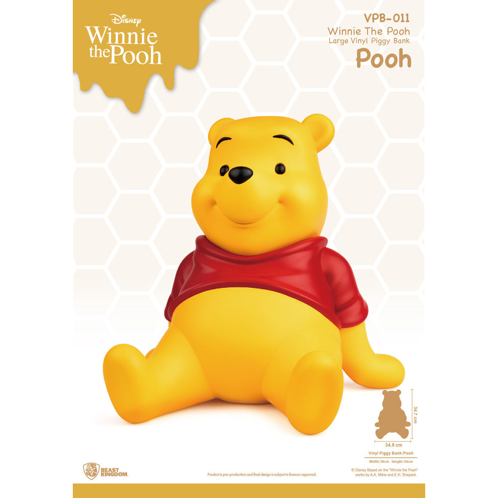 Beast Kingdom Piggy Bank Vinyl Large Winnie the Pooh Figurine Model
