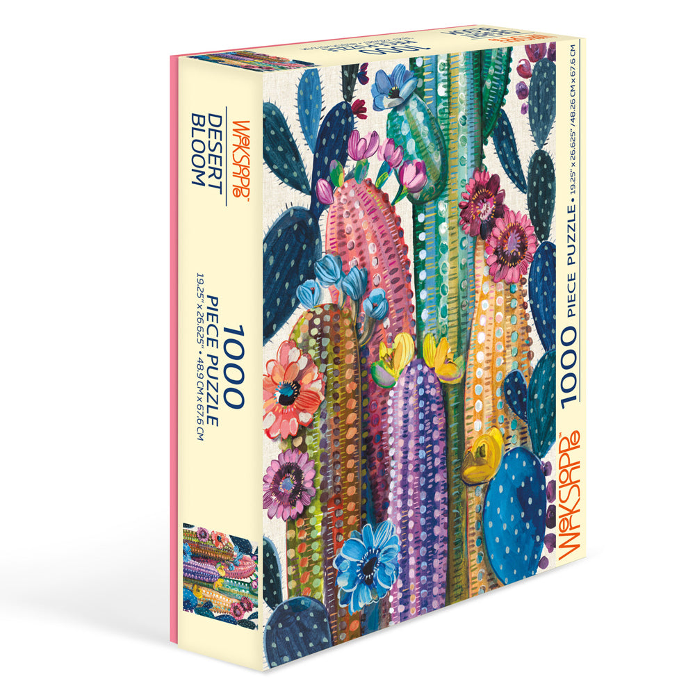 1000pc WerkShoppe 49x67.6cm Desert Bloom Jigsaw Puzzle w/ Inserts 13y+