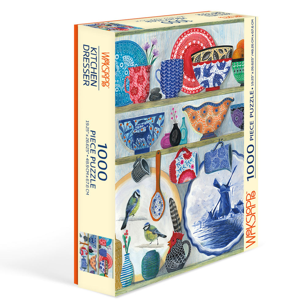 1000pc WerkShoppe 49x67.6cm Kitchen Dresser Jigsaw Puzzle/Inserts 13y+