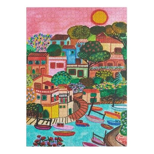 1000pc WerkShoppe 49x67.6cm Mallorca Jigsaw Puzzle w/ Inserts 13y+