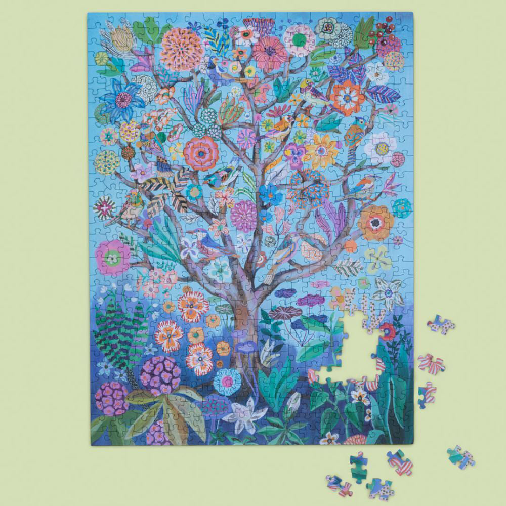 500pc WerkShoppe 45.7x61cm Tree of Life Jigsaw Puzzle w/ Inserts 13y+