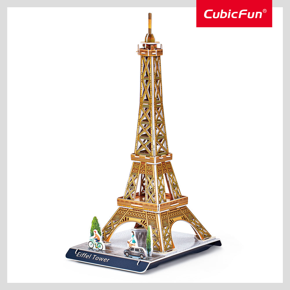 2x 31pc CubicFun Eiffel Tower 3D Puzzle Kids/Children Building Toy 5y+
