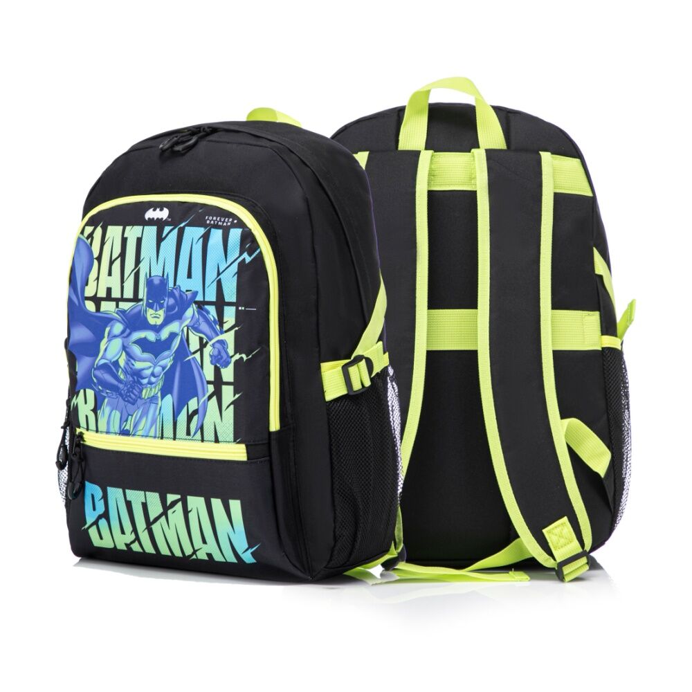 Batman Warner Brothers Teen Backpack Kids School Bag 44cm Black
