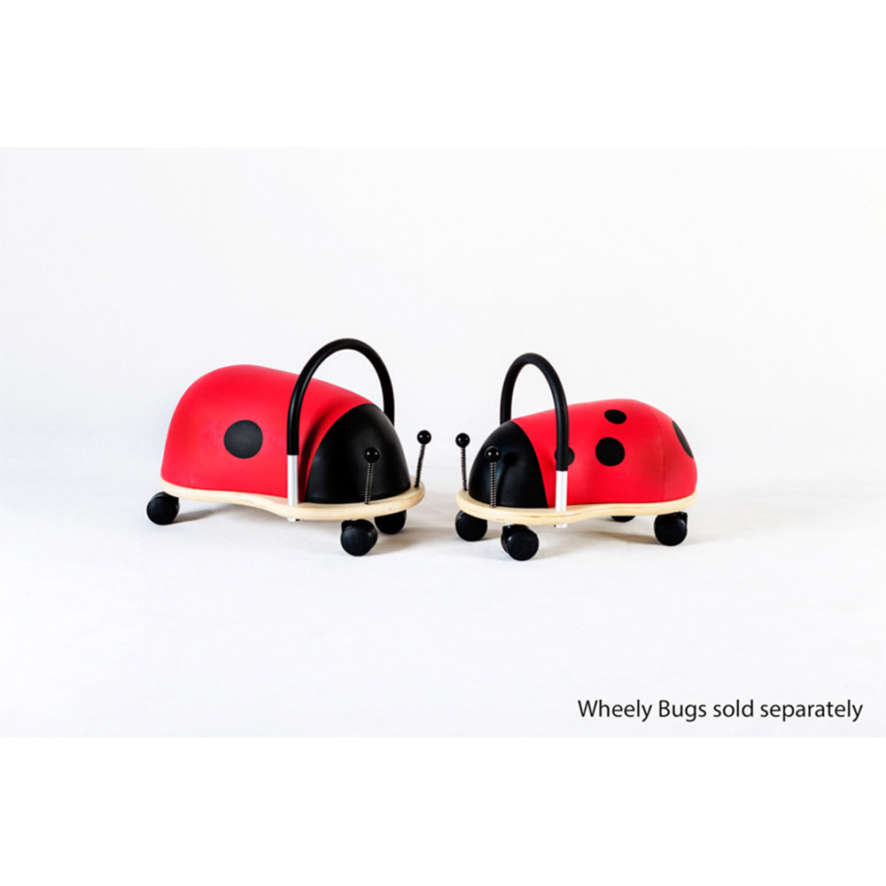 Wheely Bug 38cm Small Ladybug Wooden Ride On Kids Toy 12m+ Red