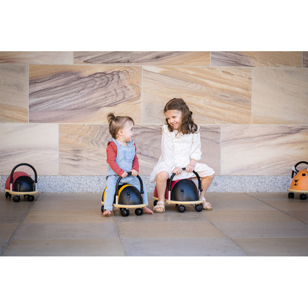 Wheely Bug 46cm Large Ladybug Wooden Ride On Kids Toy 3y+ Red