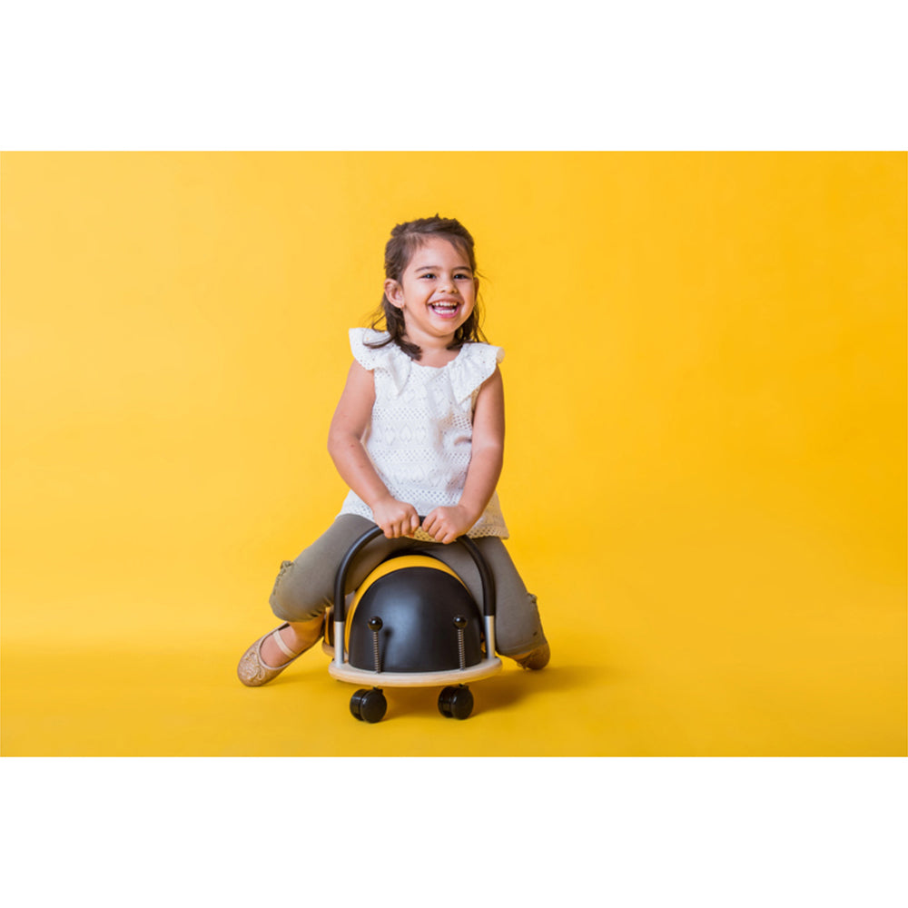 Wheely Bug 46cm Large Bee Wooden Ride On Kids Toy 3y+ Yellow/Black