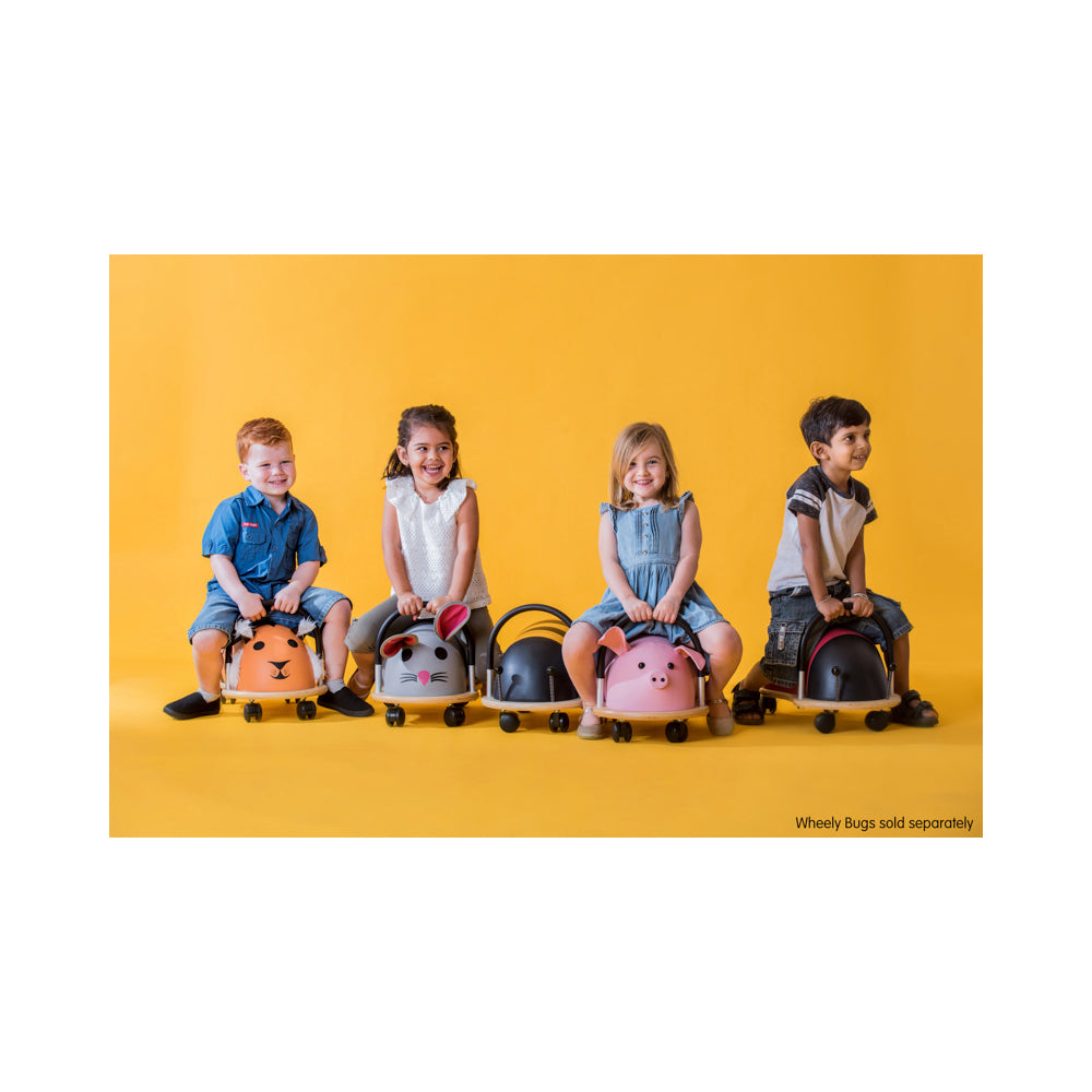 Wheely Bug 46cm Large Mouse Wooden Ride On Kids Toy 3y+ Grey