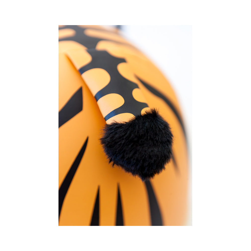 Wheely Bug 38cm Small Tiger Wooden Ride On Kids Toy 12m+ Yellow