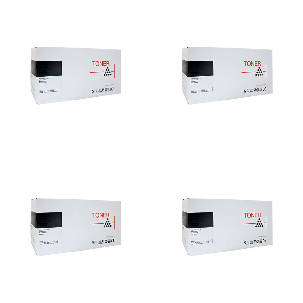 4PK Whitebox Compatible Brother TN251 Toner Cartridge - Black