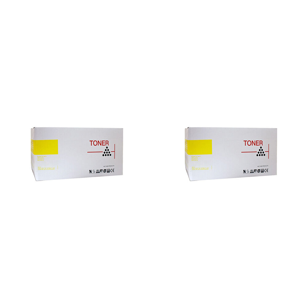 2PK Whitebox Compatible Kyocera WBK5274 Toner Cartridge - Yellow