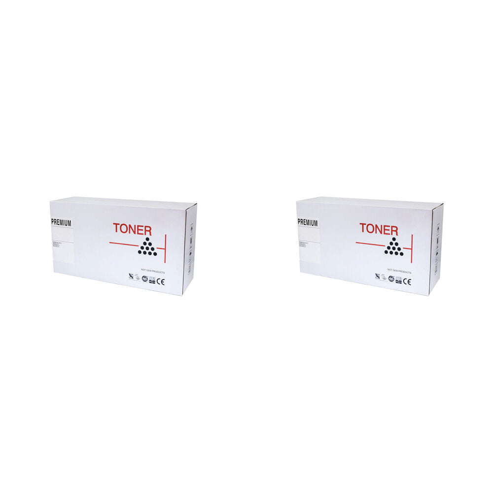 2PK Whitebox Compatible Fuji Xerox CT202330 Toner Cartridge - Black
