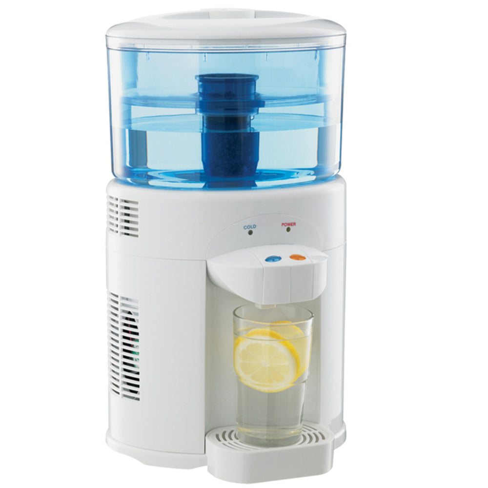 Lenoxx 5L Bench Top Water Filter Dispenser Chiller Cooler Cooling Cold Dual Tap