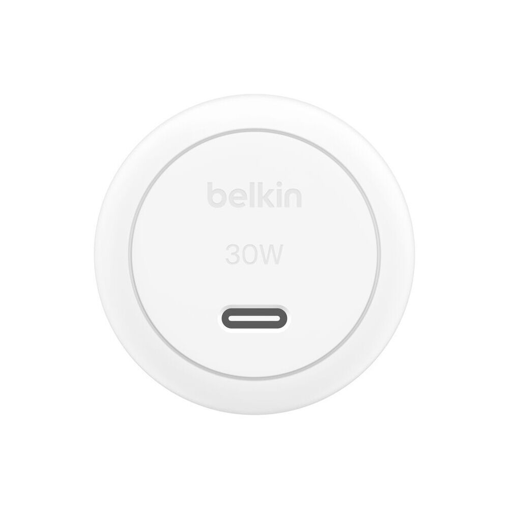 Belkin BoostCharge 30W Fast-Charging USB-C Wall Charger Adapter White