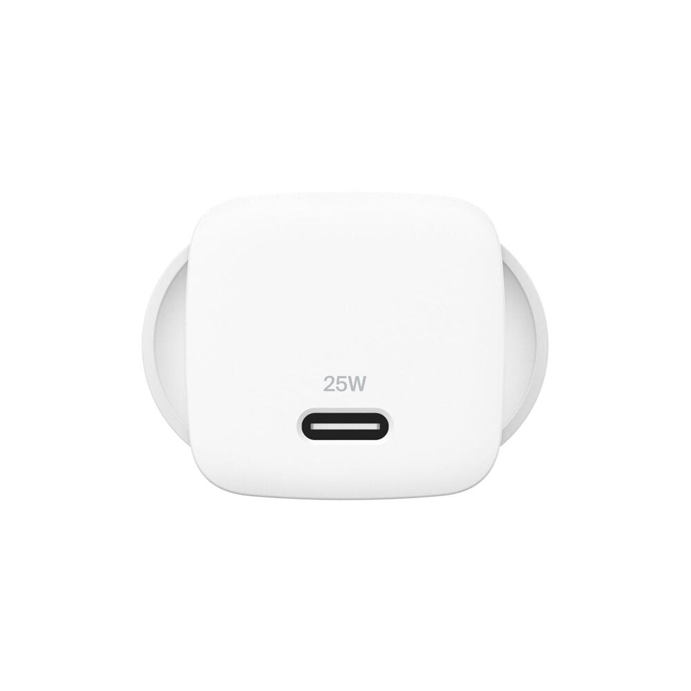 2pc Belkin BoostCharge 25W Fast-Charging Wall Charger & 1m USB-C Cable White