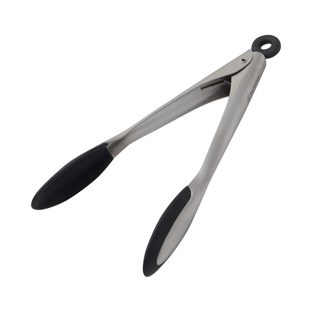 2PK Westinghouse 9 inch Tongs Black Soft Grip Stainless Steel